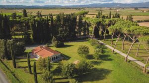 Romantisches Restaurant in der Toskana